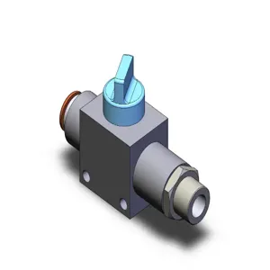 SMC VALVES VHK3-10F-02S Finger Valve, Built In Fitting, 1/4 | AM7GBT