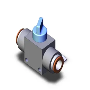 SMC VALVES VHK3R-12F-12FL Finger Valve, Built In Fitting, 1/4 | AM9RTK