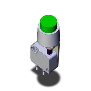 SMC VALVES VM1010-4N-32G Mechanical Valve, 1/4 Port Size | AM9RUD