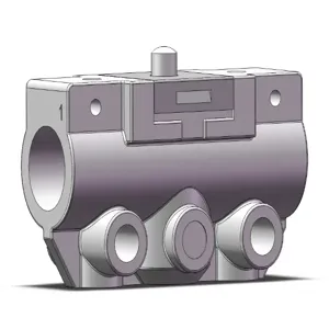 SMC VALVES VM131-N01-00A Mechanical Valve, 1/8 Port Size | AN8GYW