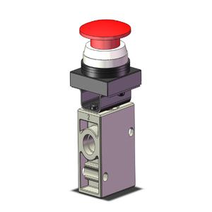 SMC VALVES VM220-02-30RA Magnetventil, 1/4 Anschlussgröße | AN9BJP