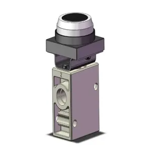 SMC VALVES VM230-02-33A Mechanical Valve, 1/4 Port Size | AP2RUT