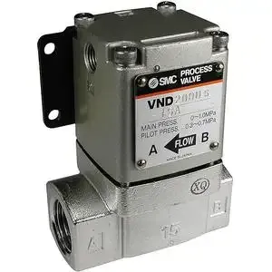 SMC VALVES VND200D-15A-X108 Media Valve, 1/2 Port Size, 2 Way | AM9RWZ