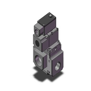 SMC VALVES VP3165-105TZA Ventil, 3 Anschlüsse, 24 V DC | AN7ERH