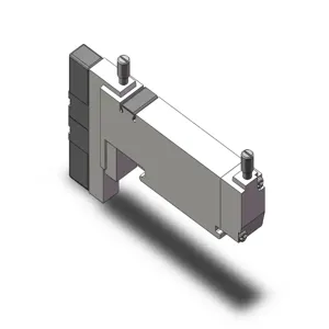 SMC VALVES VQ2300N-5C1 Valve, 3 Position, Plug-In Dc, 4 Way | AN6AUQ