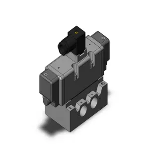 SMC VALVES VQ7-8-FG-D-3A04T Solenoid Valve, 1/2 Base Mount Size | AM9TDD