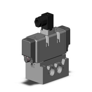 SMC VALVES VQ7-8-FG-D-3ZA04 Solenoid Valve, 1/2 Base Mount Size | AM8AWW