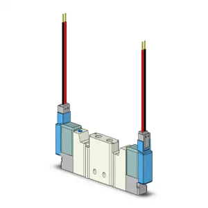 SMC VALVES VQZ1221-5M1-M5 Valve, 4/5 Port Size | AM9TEY