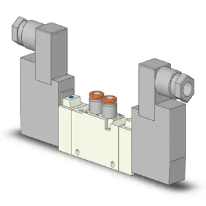 SMC VALVES VQZ2220R-5Y1-C6 Valve, 4/5 Port Size | AM9FAY