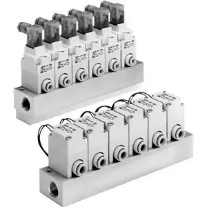 SMC VALVES VV2Q22-02-X23 Valve Manifold, 2 Inch Port Size | AN8EJK