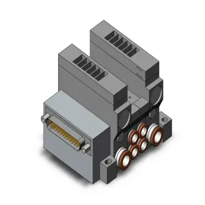 SMC VALVES VV5Q11-02N7FS0-S Valve Manifold, 4/5 Inch Port Size | AN8JNC