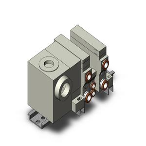 SMC VALVES VV5Q11-02N7T0-D Ventilverteiler, 4/5 Zoll Anschlussgröße | AL4CBC