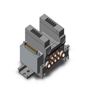 SMC VALVES VV5Q11-03N7FU0-DS Ventilverteiler, 4/5 Zoll Anschlussgröße | AL4CBF