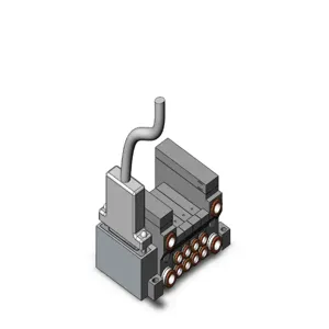 SMC VALVES VV5Q11-04N7FU3 Valve Manifold, 4/5 Inch Port Size, Plug In, 4 Station | AL4CBV