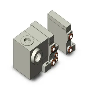 SMC VALVES VV5Q11-04N7T0 Manifold Assembly, 4 Station | AL4CBW