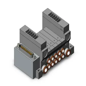 SMC VALVES VV5Q11-05N7FU0-S Valve Manifold, 4/5 Inch Port Size | AM9TLE