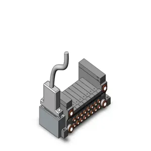 SMC VALVES VV5Q11-08C4FU2 Manifold Assembly, 8 Station | AL4CCR