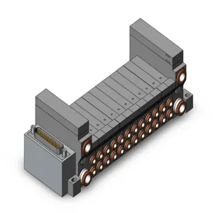 SMC VALVES VV5Q11-12C4FU0 Manifold Assembly, 12 Station | AL4CDU