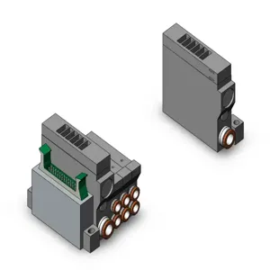 SMC VALVES VV5Q11-12C6PU0-S Valve Manifold, 4/5 Inch Port Size | AN4WWW