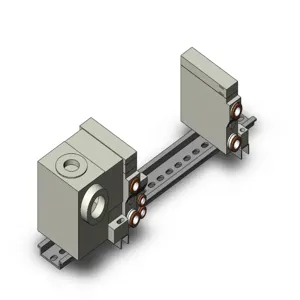 SMC VALVES VV5Q11-12N7T0-D Valve Manifold, 4/5 Inch Port Size, Plug In, 12 Station | AM2KJE