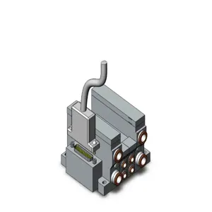 SMC VALVES VV5Q21-02C6FU1 Manifold Assembly, 2 Station | AM7BYK