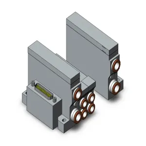 SMC VALVES VV5Q21-04C8FU0 Manifold Assembly, 4 Station | AL4CEQ