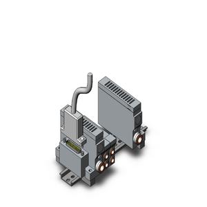 SMC VALVES VV5Q21-05N7FU2-DS Ventilverteiler, 4/5 Zoll Anschlussgröße | AL4CFB