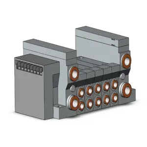 SMC VALVES VV5Q21-05N7SQ Valve Manifold, 4/5 Inch Port Size | AM3KKG