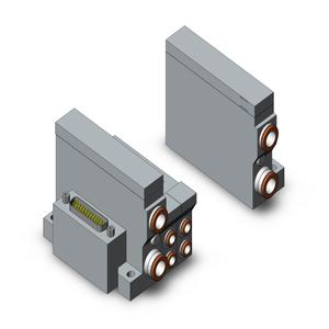 SMC VALVES VV5Q21-06C6FU0 Ventilverteiler, 4/5 Zoll Anschlussgröße | AM2DHL