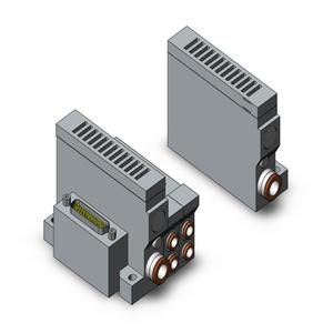 SMC VALVES VV5Q21-06N7FU0-S Ventilverteiler, 4/5 Zoll Anschlussgröße | AL4CFF