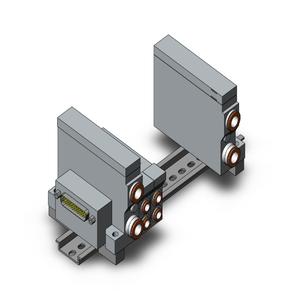 SMC VALVES VV5Q21-07N7FS0-D Ventilverteiler, 4/5 Zoll Anschlussgröße | AL7FTC