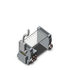 SMC VALVES VV5Q21-08C6FU1-NS Ventilverteiler, 4/5 Zoll Anschlussgröße | AL4CFP