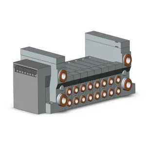 SMC VALVES VV5Q21-08N7SQ Valve Manifold, 4/5 Inch Port Size | AM3KKH