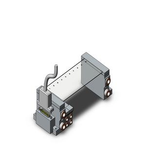 SMC VALVES VV5Q21-10N7FU1-N Ventilverteiler, 4/5 Zoll Anschlussgröße | AM7EBK