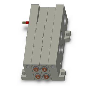 SMC VALVES VV5Q41-02N7TLD2 Valve Manifold, 5 Inch Port Size | AN7WQV