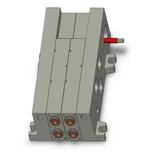 SMC VALVES VV5Q41-02N7TLU1 Valve Manifold, 5 Inch Port Size | AM9QXL