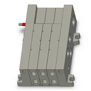 SMC VALVES VV5Q41-0302TLD2 Valve Manifold, 5 Inch Port Size | AM9GVD