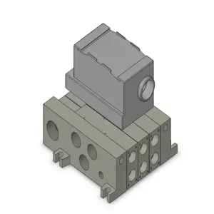 SMC VALVES VV5Q41-0303T0-W Valve Manifold, 5 Inch Port Size | AM8AXR