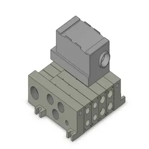 SMC VALVES VV5Q41-0402TT0 Manifold Assembly, 4/5 Port Size | AM9QXT