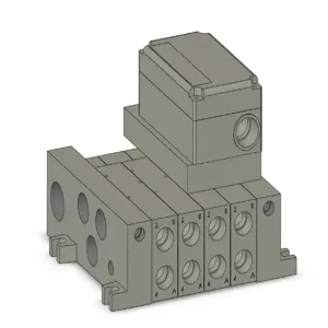 SMC VALVES VV5Q41-0403SV-W Valve Manifold, 5 Inch Port Size | AN7PCZ