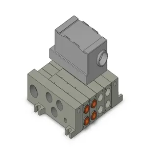 SMC VALVES VV5Q41-04C10T0 Valve Manifold, 5 Inch Port Size | AM4CNB