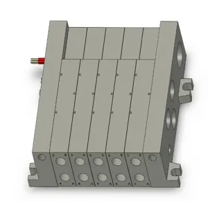 SMC VALVES VV5Q41-0502TLD0-W Valve Manifold, 5 Inch Port Size | AN6HNK