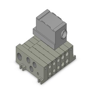 SMC VALVES VV5Q41-0502TT0 Valve Manifold, 5 Inch Port Size | AM6BED