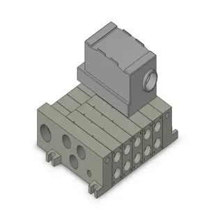 SMC VALVES VV5Q41-0503T0-W Valve Manifold, Plug In, 4/5 Inch Port Size | AL6TFP