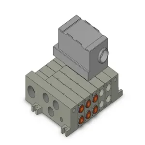 SMC VALVES VV5Q41-05N11TT0 Valve Manifold, Plug In, 4/5 Inch Port Size | AL7MQE