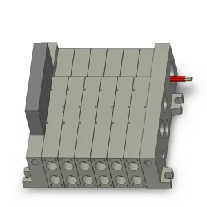SMC VALVES VV5Q41-0603TLU2-SD Valve Manifold, 5 Inch Port Size | AM8TFC