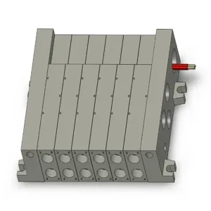 SMC VALVES VV5Q41-0603TLU2 Valve Manifold, 5 Inch Port Size | AM9QYE