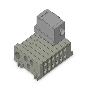 SMC VALVES VV5Q41-0603TT0-W Valve Manifold, 5 Inch Port Size | AL4CGV