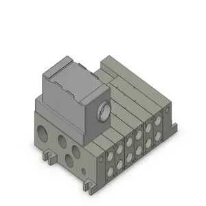 SMC VALVES VV5Q41-0603TTD Valve Manifold, 5 Inch Port Size | AN3CFC