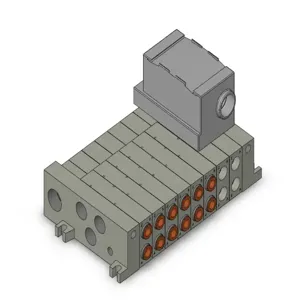 SMC VALVES VV5Q41-08C10T0 Valve Manifold, 5 Inch Port Size | AN3LKR